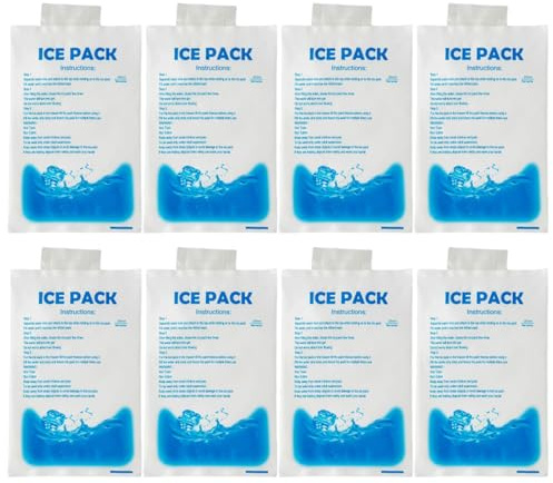 Gihioue Compresse refrigeranti | Compresse refrigeranti in gel in caso di lesioni, per il raffreddamento estivo, per campeggio, lavoro, trasporto alimentare