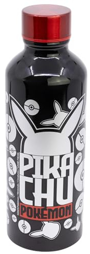 Stor Botella de Aluminio Pokémon 740ml - Botella Reutilizable con Tapón de Seguridad - Resistente y Ligera para Jóvenes y Adultos