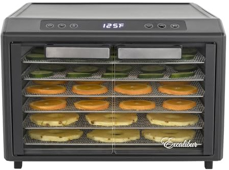Déshydrateur Excalibur Sélect 6 plateaux Inox - DH06SCSS33F