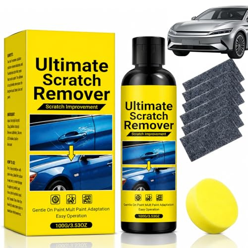Scratch Remover, Ultimate Car Scratch Remover with Nano Sparkle Cloth, Paint Scuff Repair, Fast & Easy Removal of Car Scratches and Water Spots, Multiple Uses on Future Scratches