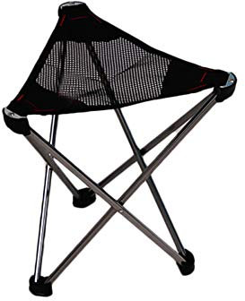 WANGLXFC Campinghocker, Leichter Klappstuhl mit stabilem Aluminium, Campingstuhl klappbar, Faltstuhl für Festivals, Angeln Oder im Garten, Black