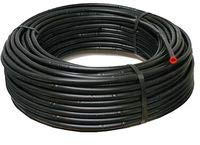 Tropfschlauch aus Polyethylen, Durchflussmenge 2,1 l/h. mit 2 Löchern. (Ø 16 - Schritt 20 cm - RT. 100 m)