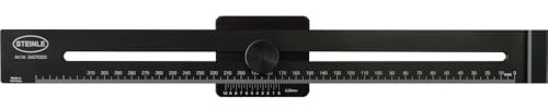 STEINLE 5407 ALU Streichmaß 500 mm Anreißkante mm-Teilung mattverchromt NEU