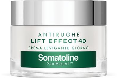 Somatoline SkinExpert, Lift Effect 4D Crema Giorno Filler Antirughe Donna, Trattamento Viso Anti-età, con Acido Ialuronico, 50ml