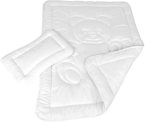 Betten-Set Kinder 100x135cm / 40x60cm - Babybett Kinderbett - waschbar bei 95°C - Öko-Tex - Hausstaub Allergikergeeignet