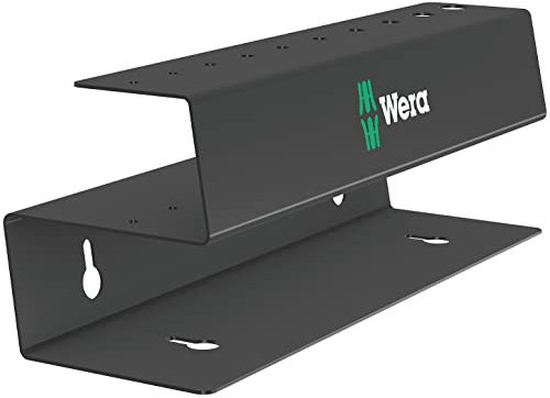 Wera 05136425001 9605 Metallrack für bis zu 10 Innensechskant-Quergriff-Schraubendreher, 214.0 x 78.0 mm, Schwarz, 214 x 78 mm