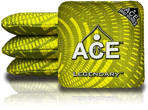 Legendary – ACE Professional Cornhole Bags – Doppelseitiger Slick Stick für alle Wetterbedingungen – ACE Pro zugelassene Serie