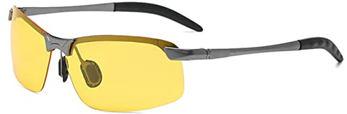 ADITAM Photochrome Brille Polarisierte Sonnenbrille Herren Damen Sonnenschutz Nachtsichtbrille zum Angeln Double The Comfort