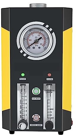 XARONF Detector de Fugas de Humo de Coche, Herramienta de diagnóstico de Fugas de vacío EVAP, Analizador de Fugas de tuberías, Detector de Humo Inteligente de 12V SDT206