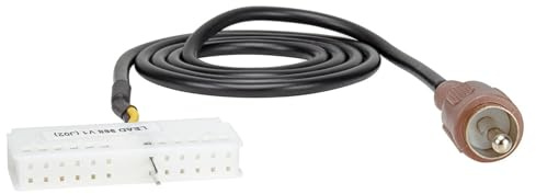 tomzz Audio 7257-006 Adapter Original Rückfahrkamera an Nachrüstradio kompatibel mit VW Seat Skoda Power Quadlock Steckerleiste