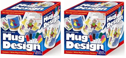 Great Gizmos Create Your Own Mug Design with Pens (Pack of 2)