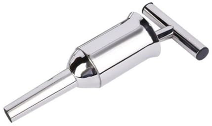 PRETYZOOM Insaccatrice Per Salsiccia in Acciaio Tubo Per Insaccatrice Resistente Kit Per Riempire Salsicce e Carne Macinata