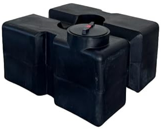 Serbatoio Polietilene per acqua Parallelepipedo Rettangolare Basso da Interro mod. 1000 litri Made in Italy