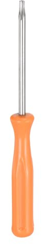 QUARKZMAN Cacciavite Torx T9H Lunghezza 4 Acciaio Carbonio Testa Stella Sicurezza 6 Punti Manico Antiscivolo per Riparazione Elettrodomestici, Giallo