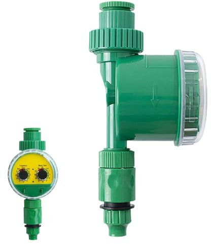 Temporizador de Riego Automático Programable para Manguera de Agua - Sistema de Remojo para Jardines y Patios