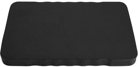 Extra Dickes Kniepolster, Bequeme Kniematte für Arbeit, Babybad, Yoga, Camping, Autoreparatur, Ideal für Klempner, Maler, 18,11 X 11,02 X 1,57 Zoll (Black)