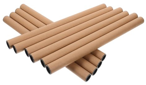 DIYEAH Posterröhren 10 Stück 40cm Länge 2mm Wandstärke Robuste Versandrollen Für Pläne Und Projekte Zum Sicheren Transport