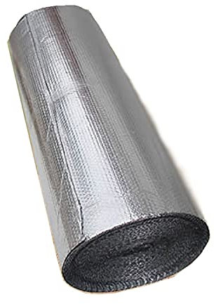 Aislante Térmico Reflexivo Lámina Aislante de 5 mm para Aislamiento acústico de Coche, lámina Reflectante de Doble Rollo para Ventanas Laterales, distribuye el Calor para Uso en Paredes, Suelos y Tec