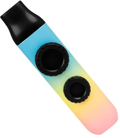 Abaodam Professionelles Kazoo Musikinstrument Mit Doppelmembran Tragbar Einstellbar Für Gitarre Ukulele Violine Leicht Zu Spielen Für Anfänger Und Junge Mädchen Hochglänzender Dreifarbiger