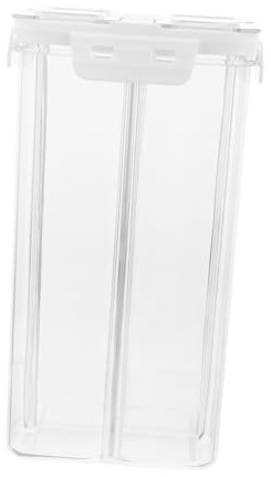 UKCOCO 4 boite de conservation des aliments comptoir distributeur de céréales organisateurs de garde-manger et stockage casse-croûte Plastique Transparent Réutilisable