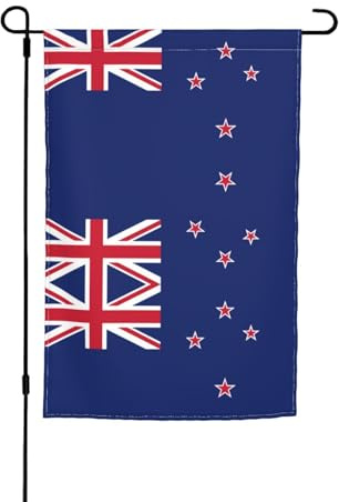 TYUMH Drapeau de la Nouvelle-Zélande - 30,5 x 45,7 cm - Pour jardin, pots de fleurs et balcons