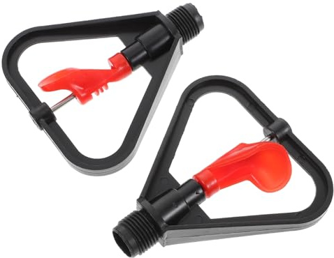 SUPVOX Irrigatori a Rotazione Automatica 6 Pezzi per Irrigazione Industriale e Prato, Spruzzatori per Irrigazione Giardino Materiali Pp Durevoli, Leggeri e Compatti per Paesaggio e Serra