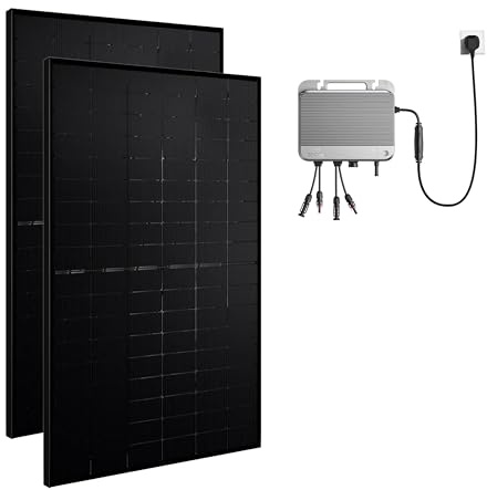 Zendure SolarFlow 800 Set - 2x 450 Wp Module, Hybrid-Wechselrichter | zwei unabhängige MPPT-Eingänge für flexible Ausrichtung - Nachrüstung bis 11,52 kWh - IP67