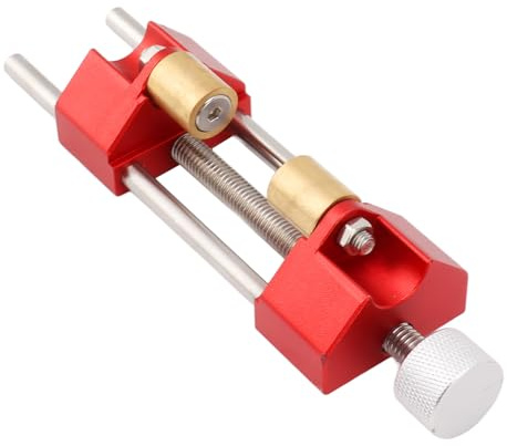 Aramox Afilador de Cuchillos de ángulo Fijo Afilador de Cinceles de Acero Inoxidable con ángulo Ajustable y Rodillos Más Anchos Mandíbulas Planas y Ranuradas para Cinceles Cuchillos Cepilladores para