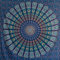 MOMOMUS Wandteppich Mandala - Mehrzweck, Bunt, 100% Baumwolle - Ideal als Wandteppich Aesthetic, Wandtuch Boho, Indischer Wandbehang aus Stoff oder Wall Tapestry - Blau, 210x230 cm