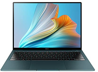 Huawei MateBook X Pro 2021-13.9 Inch Laptop, 3K FullView Touchscreen Ultrabook, 11th Gen Intel i7-1165G7, 16 GB RAM, 1 TB SSD, Intel Iris XeGraphics, Share, Windows 10 Home, Emerald Green