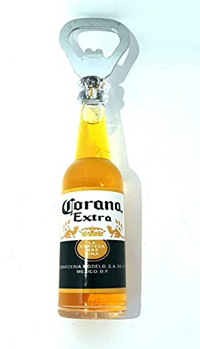 Magnetic Corona Beer Bottle Opener - Unique Funny Man Cave Decor Accessory for Barbecue BBQ Parties