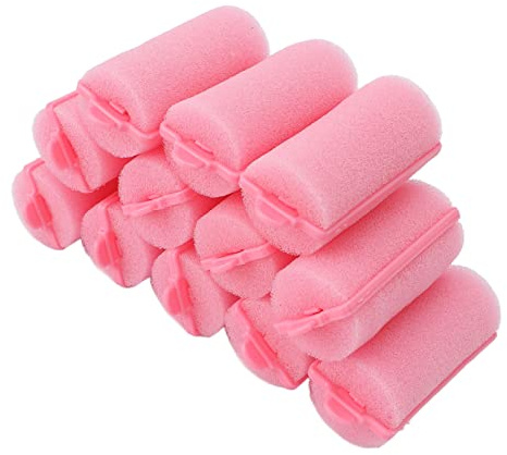 Rouleau de cheveux éponge en mousse, 12pcs outil de coiffage doux rouleau de cheveux compact pour salon de coiffure pour à domicile