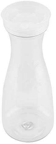 Botella de Agua Fría Acrílica, Botella de Jugo Transparente, Jarra de Jarra, Jarra de Agua, Jarra de Jugo Helado con Tapa para Agua, Té Helado, Jugo, Bebida, Limonada, Leche(1000ml)