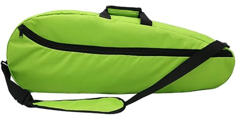 GAUDIO Tennistasche, Schützender Tennisrucksack mit Schuhfach für Männer und Frauen, Robuste Squash Schläger mit Abnehmbarem Schultergurt für Sportausrüstung (Color : Green)