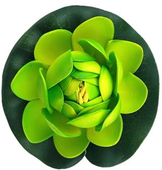 10 Piezas De Loto De Lirio De Agua Simulado, Flores Artificiales, Decoración De Superficie De Agua, Accesorios De Escenario, Flores De Baile A Mano, Adecuadas Para Bod(Size:10 pieces,Color:azul)