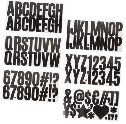 BELLIFFY 2sätze Mehrzweck Buchstaben Aufkleber Alphabet Aufkleber Bulletin Haftklebezettel Vinyl Buchstaben Brief Alphabet
