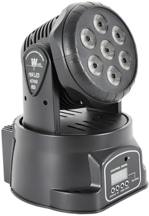 Lilyeriy Moving Head LED Partylicht Disco licht RGBW Partylicht Bühnenlichter DJ lichter für Bar Effektstrahler Club Hochzeit Weihnachten 16/7mit Fernbedienung party ktv leistung (7)