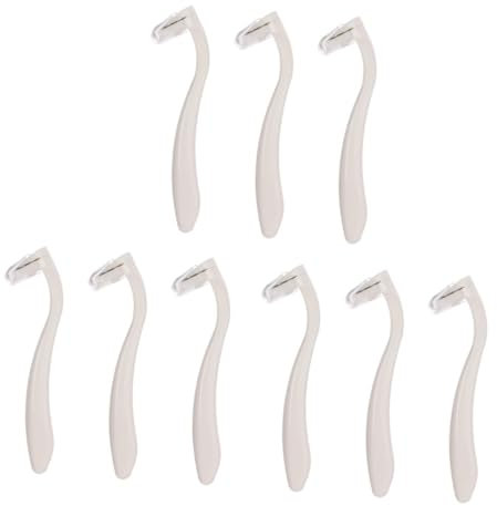 Mikinona 9 Pièces Rasoir Tondeuse Pour Les Aisselles Épilation à L'épilateur Tondeuse à Cheveux Femme Pour Poils Pubiens Bikini Cheveux Manuel Blanche Acier Inoxydable
