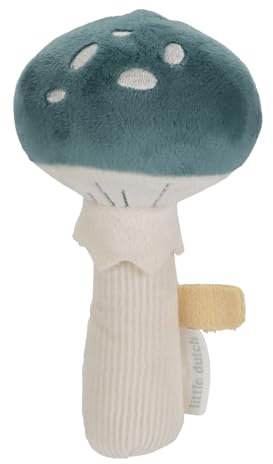 Little Dutch 8901 Greifling Rassel Pilz - Forest Friends blau