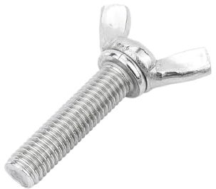 Flügelschrauben aus Edelstahl DIN316 304 Schmetterlingsschraube M3 M4 M5 M6 M8 M10 Flügelkopf-Rändelschrauben(16MM_M10 1PC)