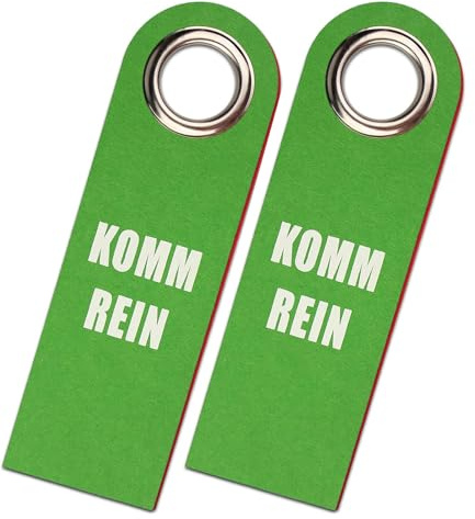 2 Stück Bitte nicht stören-Schilder, Wendbares doppelseitiges Kinderzimmer Türschild, Bitte klopfen Schild für Wartezimmer & Besprechungsräume,Raumstatus Anzeige Schild aus Filzmaterial Hängeplakette