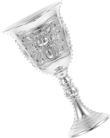 Ciieeo Calice Liquore in Vetro Goffrato con Motivo Floreale Coppa Vintage Elegante per Cocktail e Bevande Calde Fredde Bicchiere Decorativo Riutilizzabile per Casa e Bar