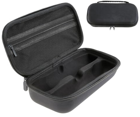 DRELD Wireless Microphone Case Compatible with JBL PartyBox Wireless Mic | Protable Mic Travel Bag Storage Box for 2X Digital Wireless Microphones