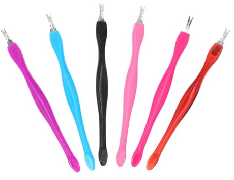 PAMINGONO Praktisches aus Edelstahl und Nagelhautentferner mit Spitzem Dead Skin Fork Langlebig Sicher für Nagelpflege zu Hause Nagelstudio Geeignet für Profi Maniküre und Pediküre