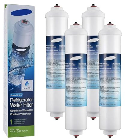 Filtro De Agua For Refrigerador, Compatible Con Samsung, DA29-10105J WSF-100 Aqua-Pure Plus, Compatible Con LG, 5231JA2010B GE GXRTQR, Accesorios For Refrigerador(4pcs)