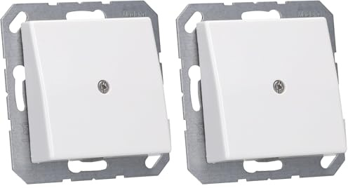 JUNG AS 590 A WW AS590 AWW Leitungsauslass mit Zugentlastung Alpinweiß (Packung mit 2)