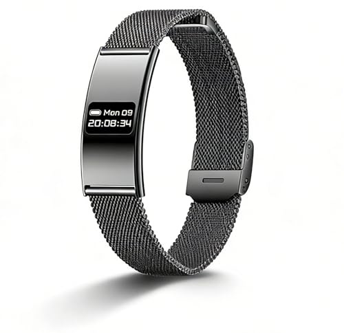 Sxhlseller Pulsera de Seguimiento de Actividad Física, Pulsera Inteligente para Hombres y Mujeres, Rastreadores de Actividad y Estado Físico, Resistente Al Agua IPX8, Modos Multideportivos, (Black)