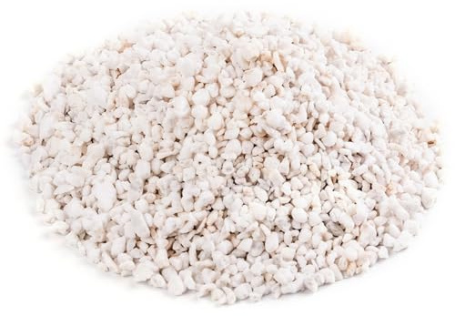 Temeemeg Perlit für den Gartenbau, 25 l, großes Granulat, 3–6 mm, Perlit für Pflanzen, organische Bodenverbesserung, verbesserte Belüftung und Entwässerung in der Blumenerde.