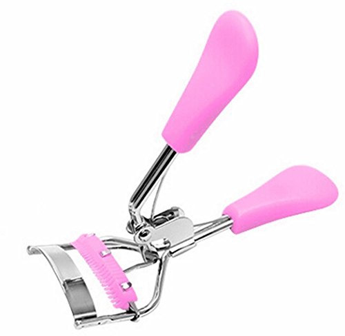 Bodhi2000 Rizador de pestañas con peine Clip Beauty Eye Lash Herramienta de rizado