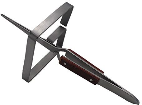 Wittex Pinzetta a croce per saldatura, 16 cm, con supporto